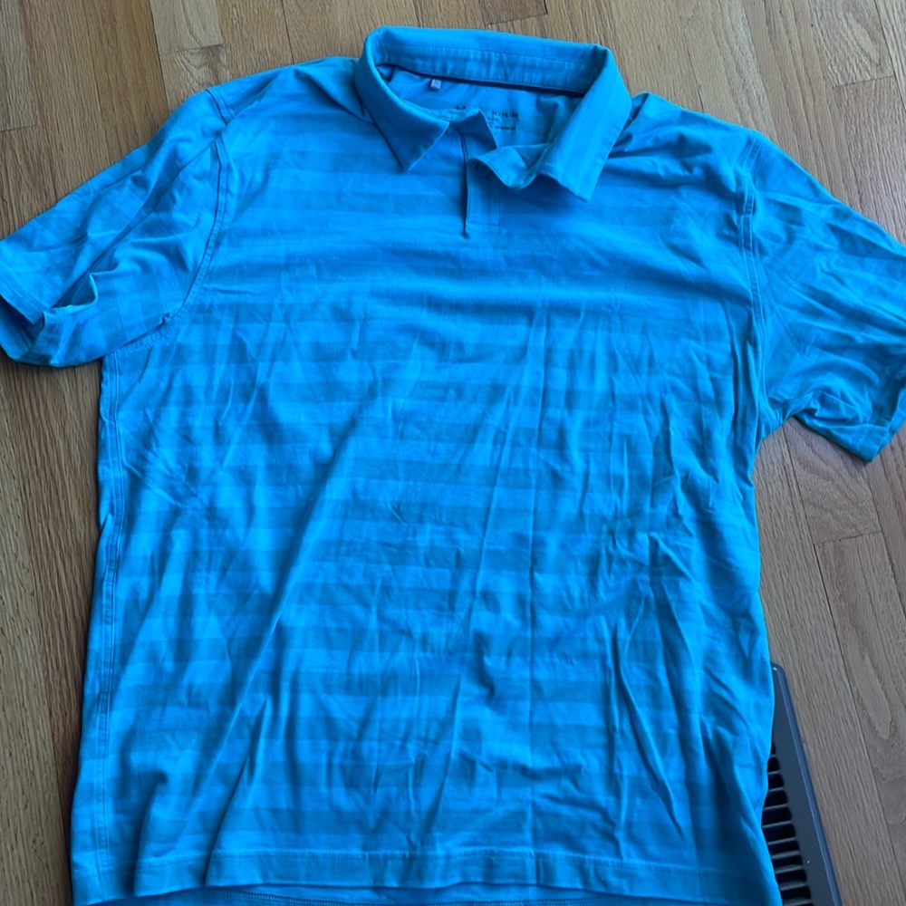 under armor teal polo